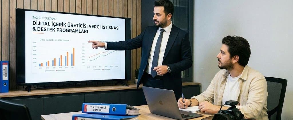 Dijital İçerik Üreticisi Desteği & Vergi İstisnası Danışmanlığı